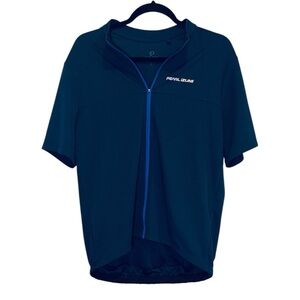 🐳 Pearl Izumi Dark Blue Cycling Jersey, Size L